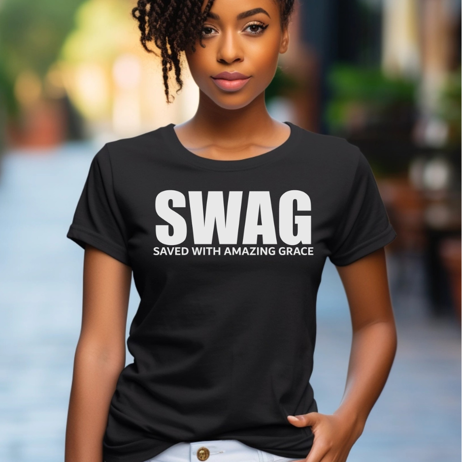 SWAG - Saved With Amazing Grace T-Shirt